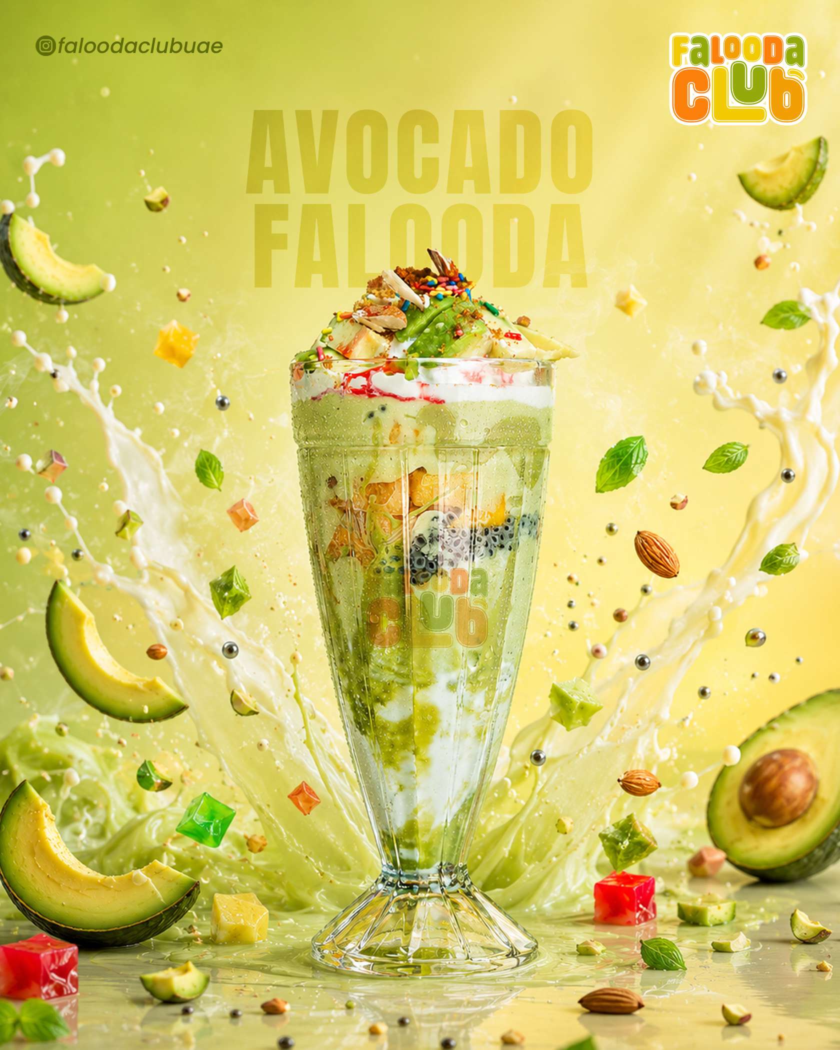 Avocado falooda