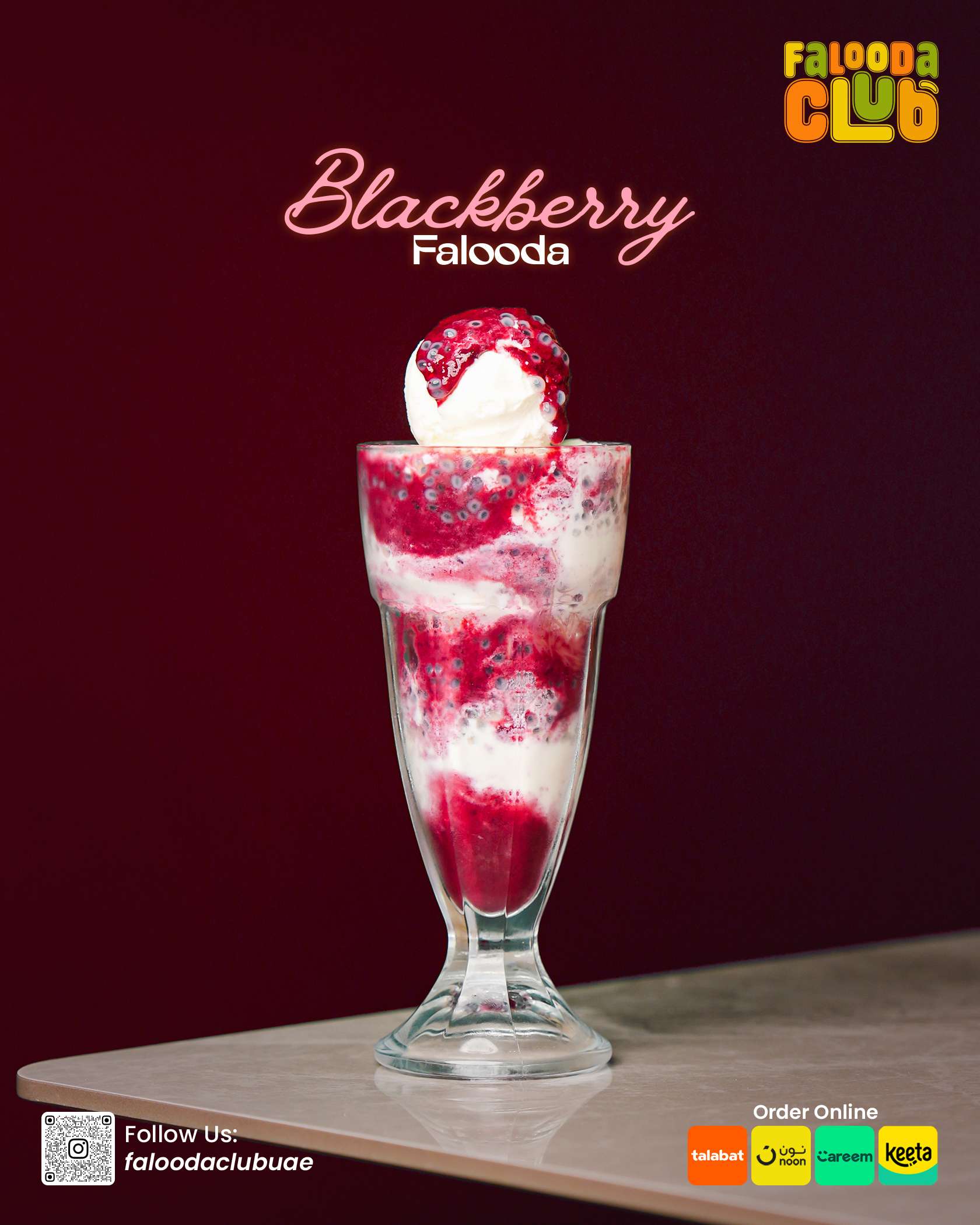 Blackberry falooda