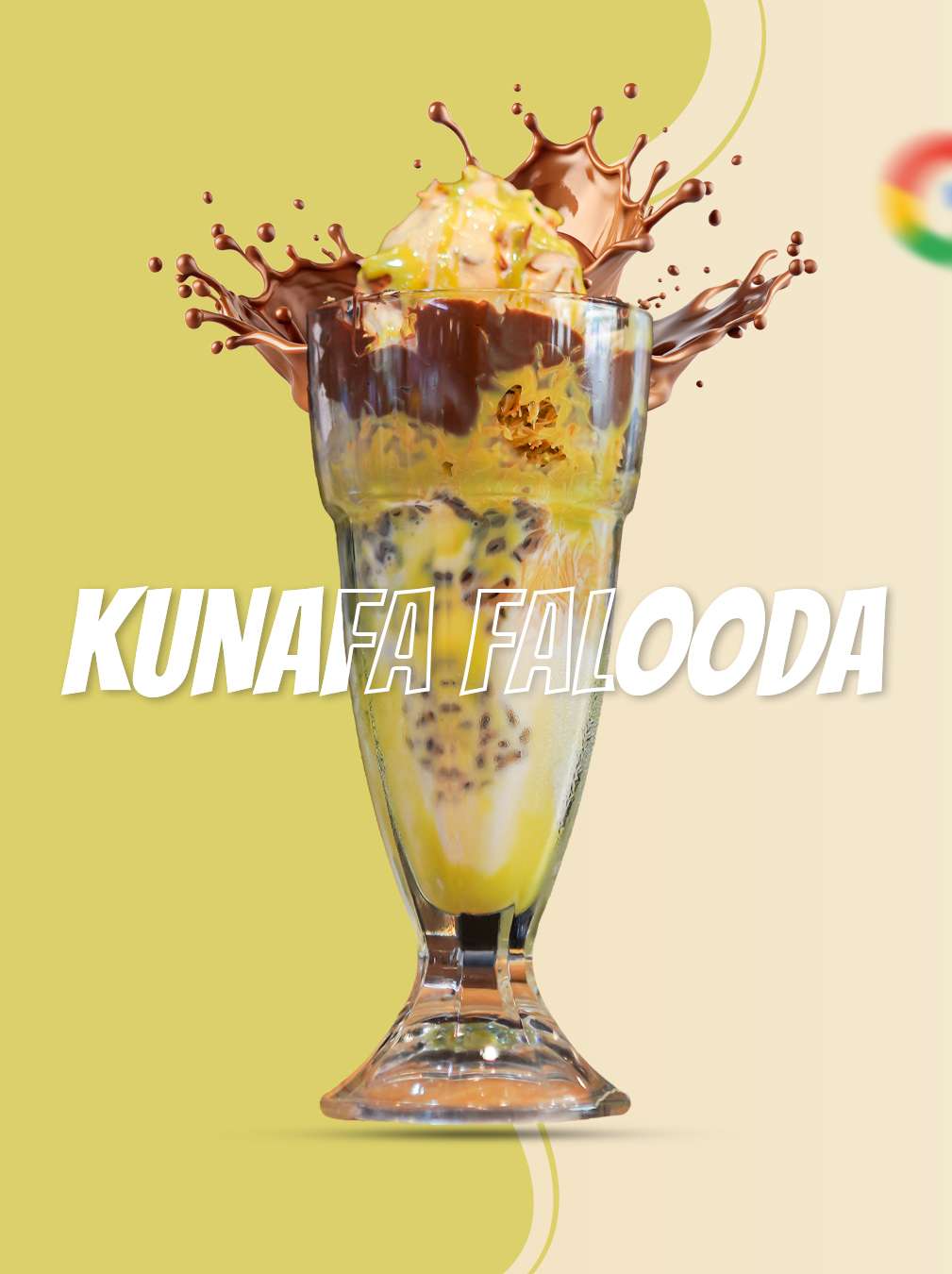 Kunafa falooda