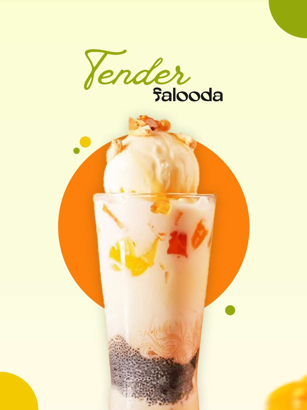 Tender coconut falooda